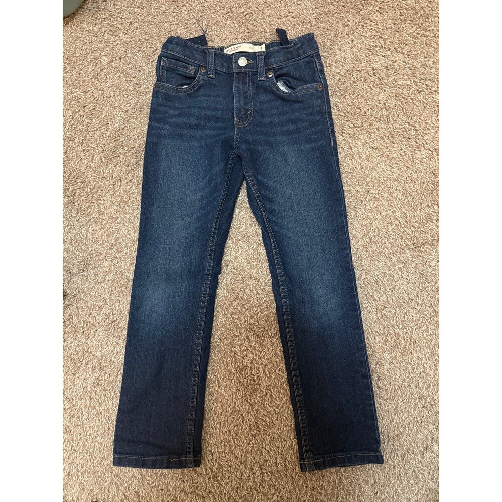 NWOT Levi Strauss Signature Boys Jeans Size 7 Slim Dark Wash